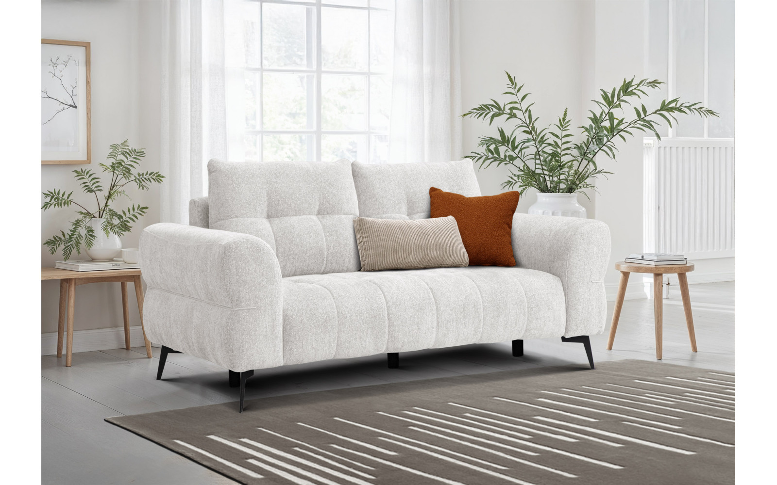 Sofa 2,5-Sitzer SALVINI, ecru