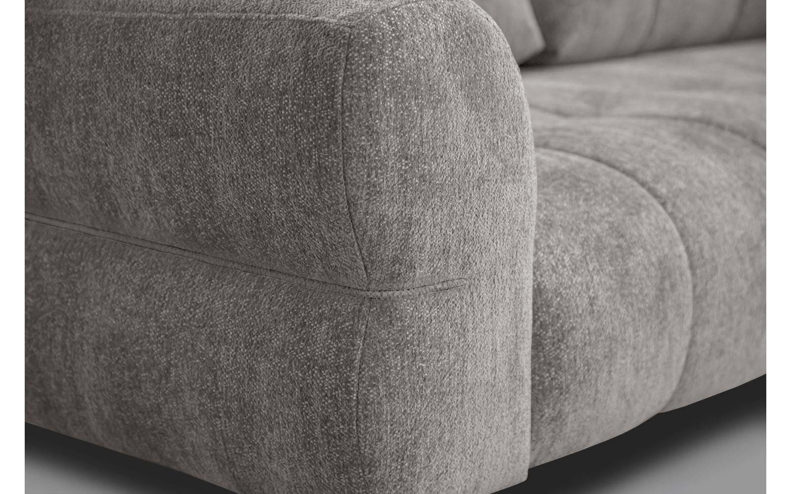 Sofa 2,5-Sitzer SALVINI, platingrau