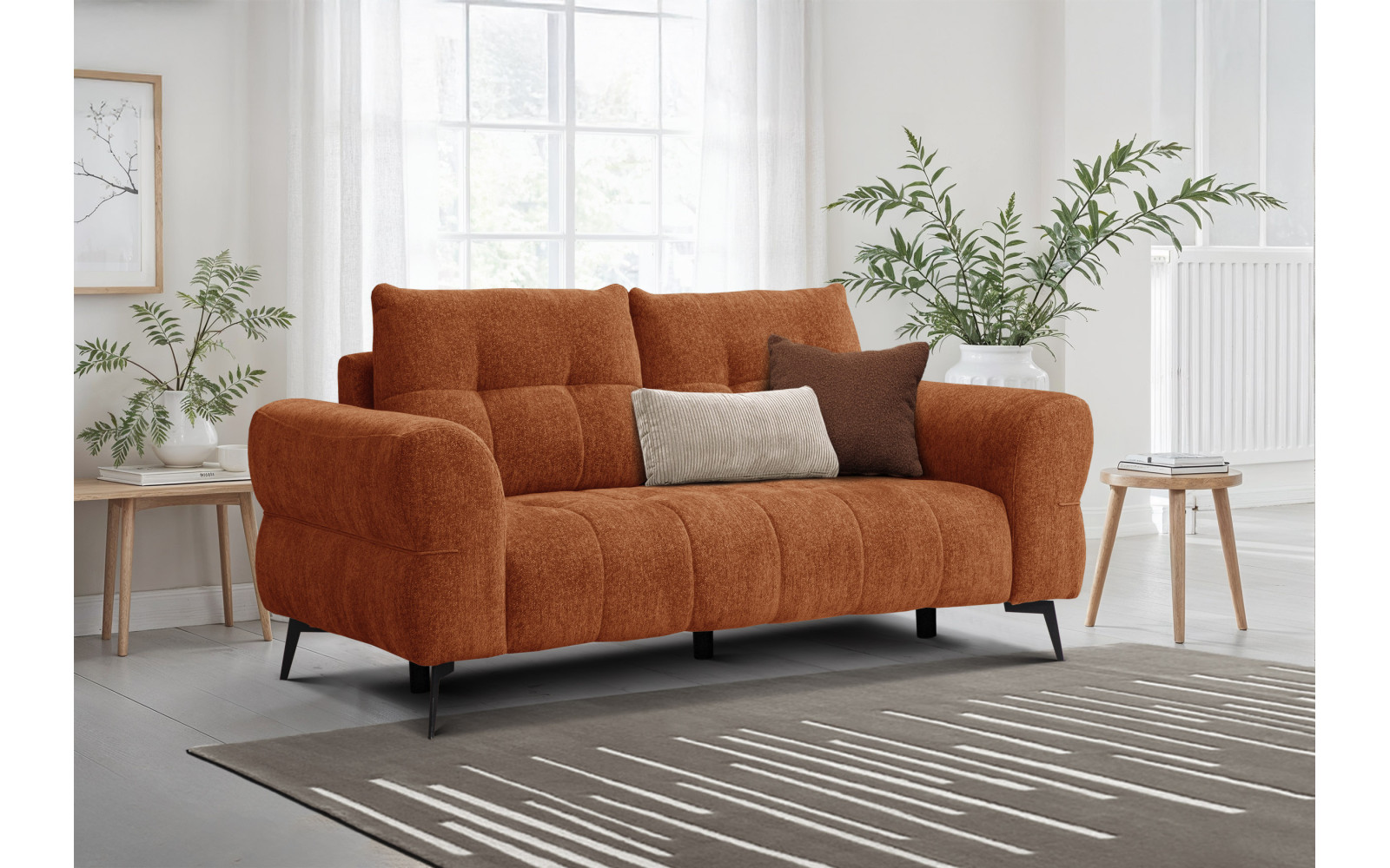 Sofa 2,5-Sitzer SALVINI, orange