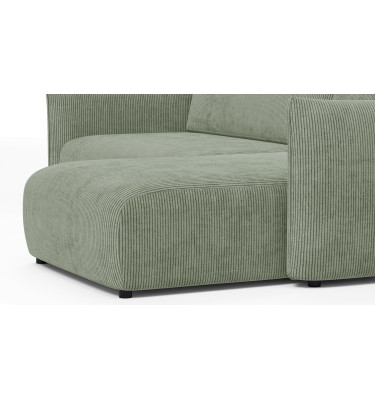 TAUER Ecksofa 3-Sitzer links, mint