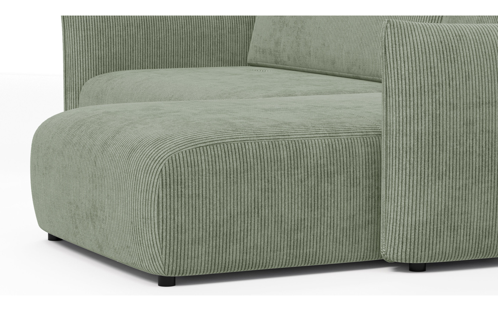 TAUER Ecksofa 3-Sitzer links, mint