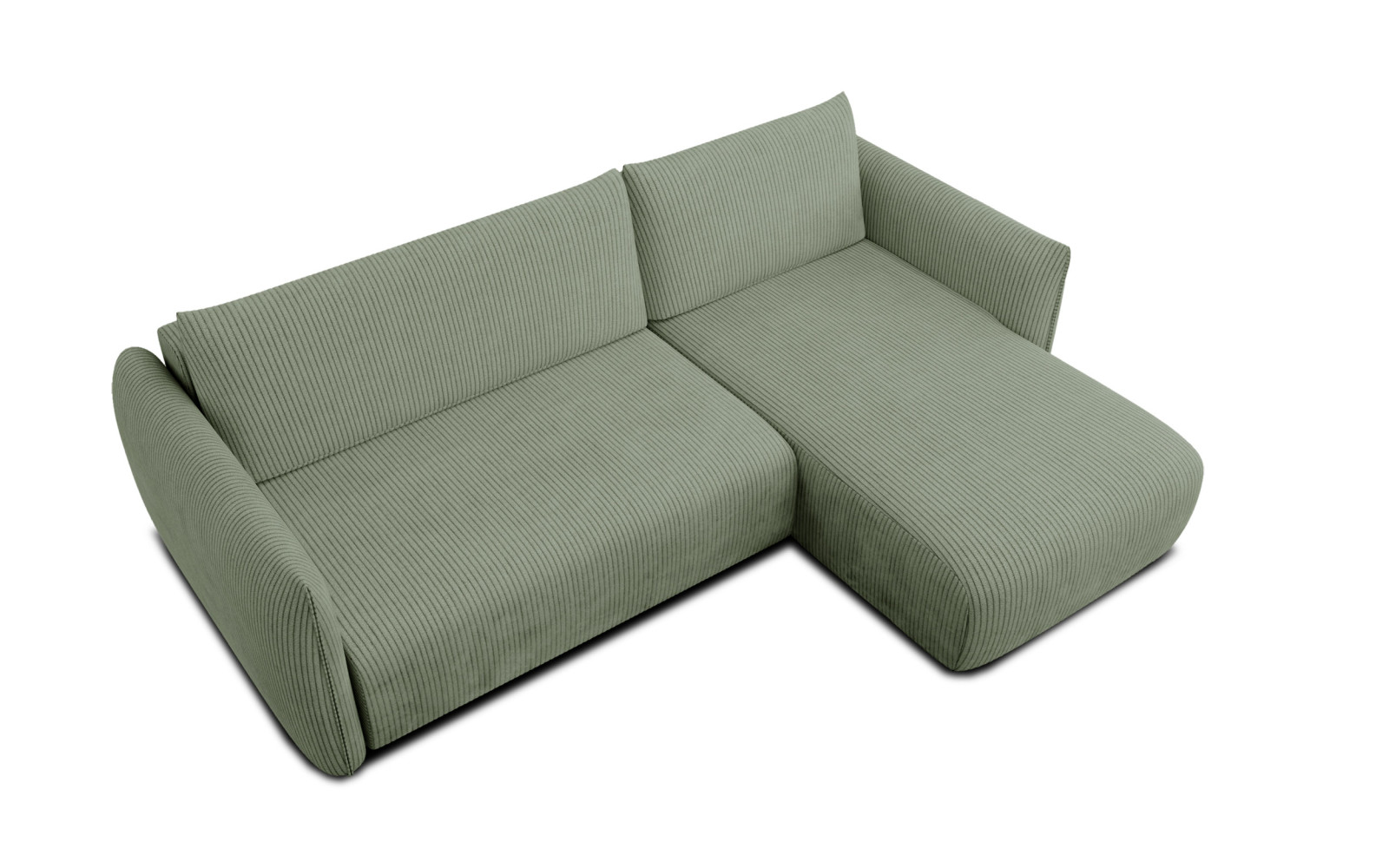 TAUER Ecksofa 3-Sitzer links, mint