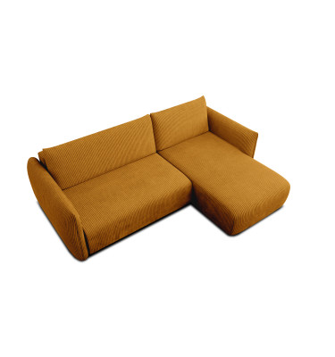 TAUER Ecksofa 3-Sitzer links, safran