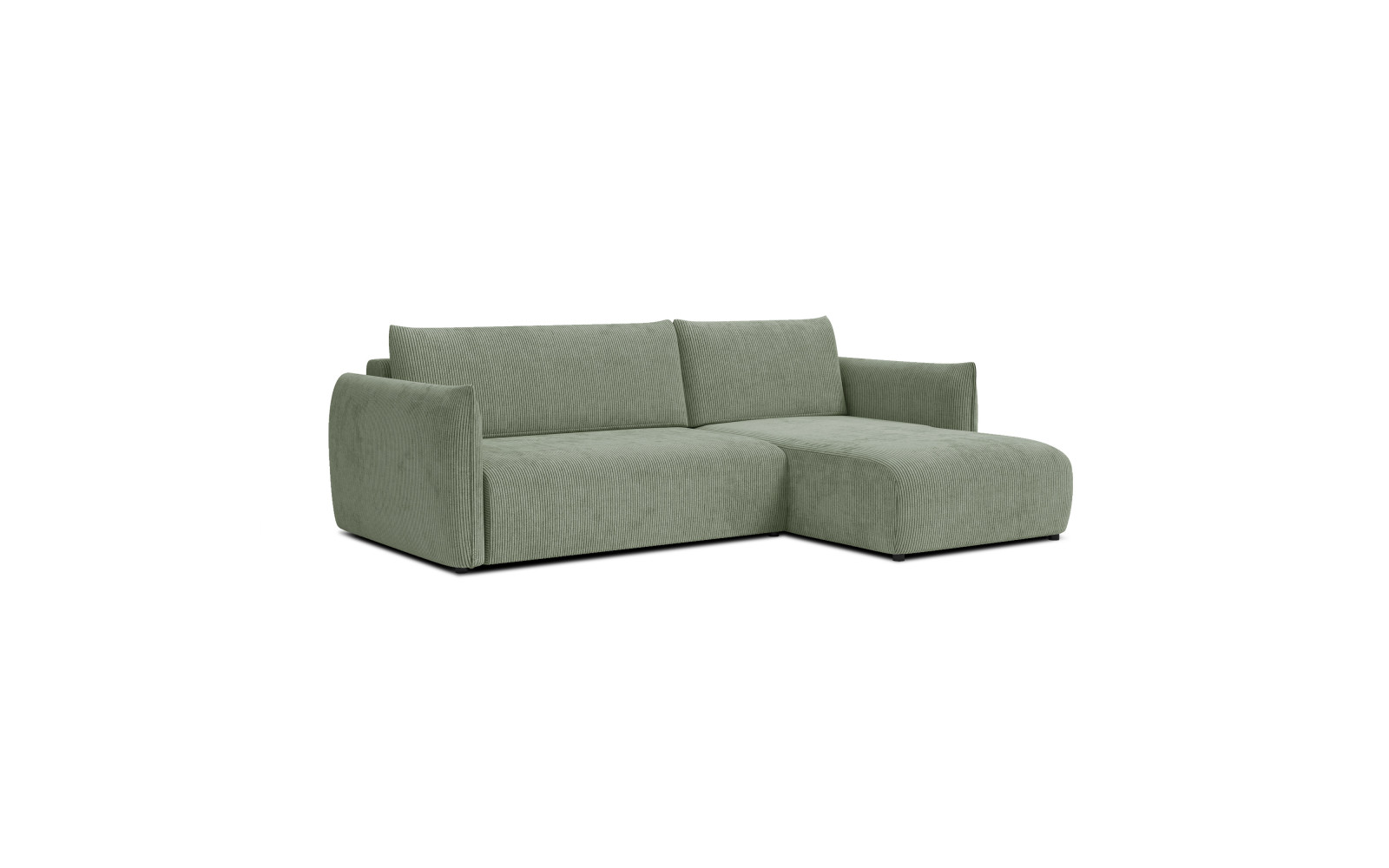 TAUER Ecksofa 3-Sitzer links, mint