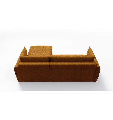 TAUER Ecksofa 3-Sitzer links, safran