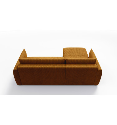 TAUER Ecksofa 3-Sitzer rechts, safran