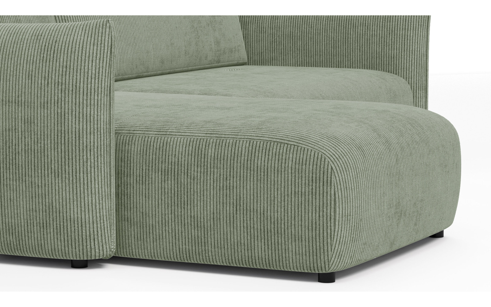 TAUER Ecksofa 3-Sitzer rechts, mint