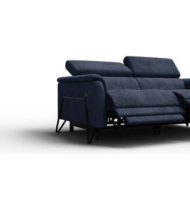 Relaxsofa 3-Sitzer RODEN, marineblau