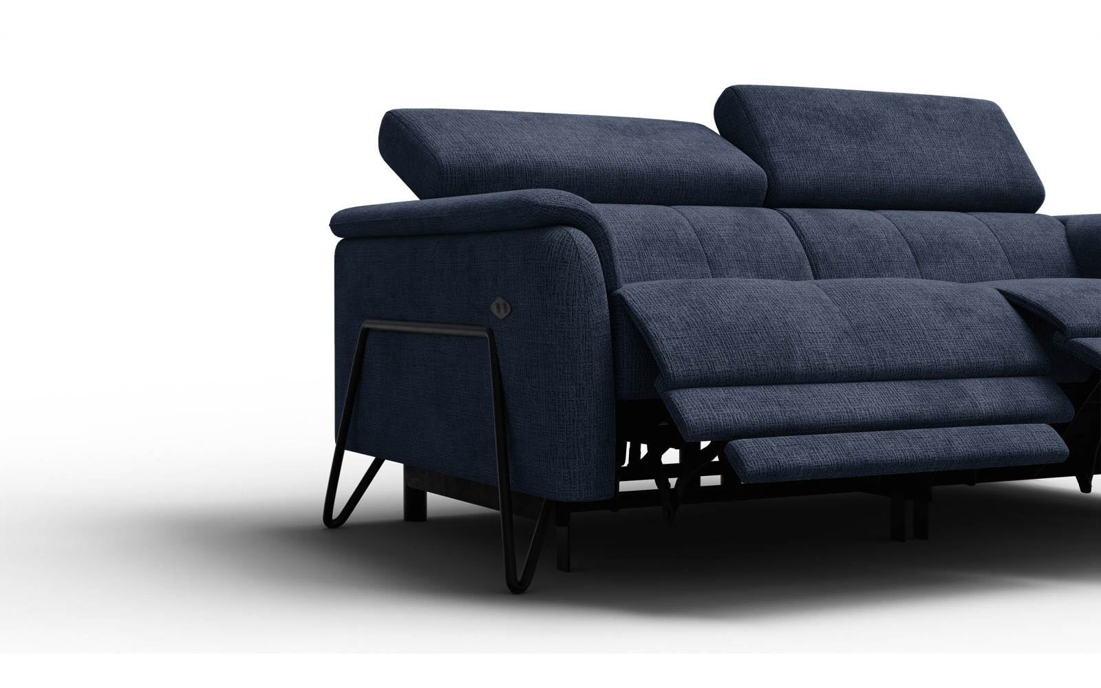 Relaxsofa 3-Sitzer RODEN, marineblau