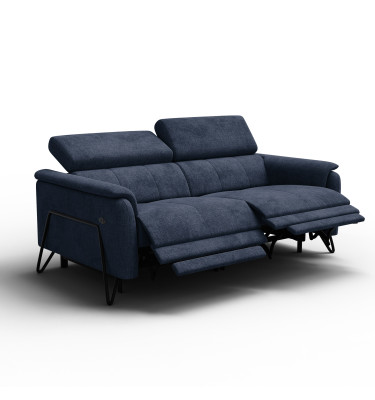 Relaxsofa 3-Sitzer RODEN, marineblau