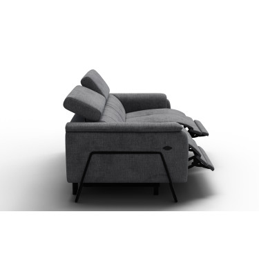 Relaxsofa 3-Sitzer RODEN, dunkelgrau