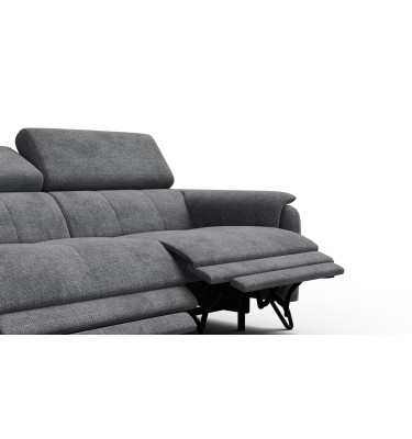 Relaxsofa 3-Sitzer RODEN, dunkelgrau