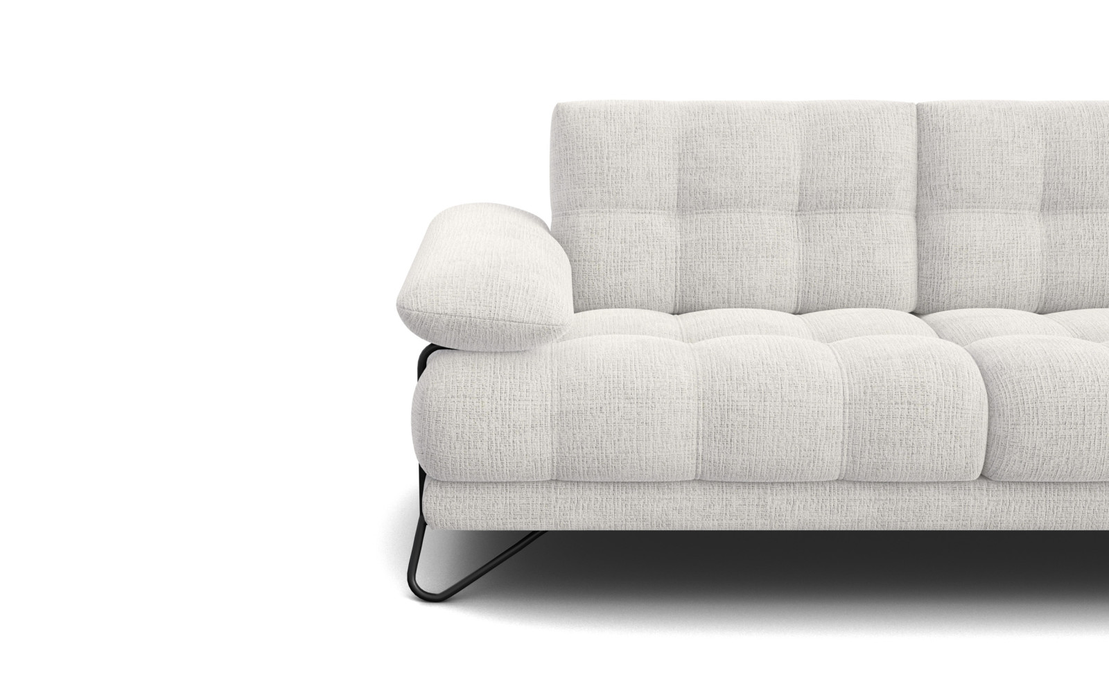 BUBBARA 2,5-Sitzer-Sofa, creme