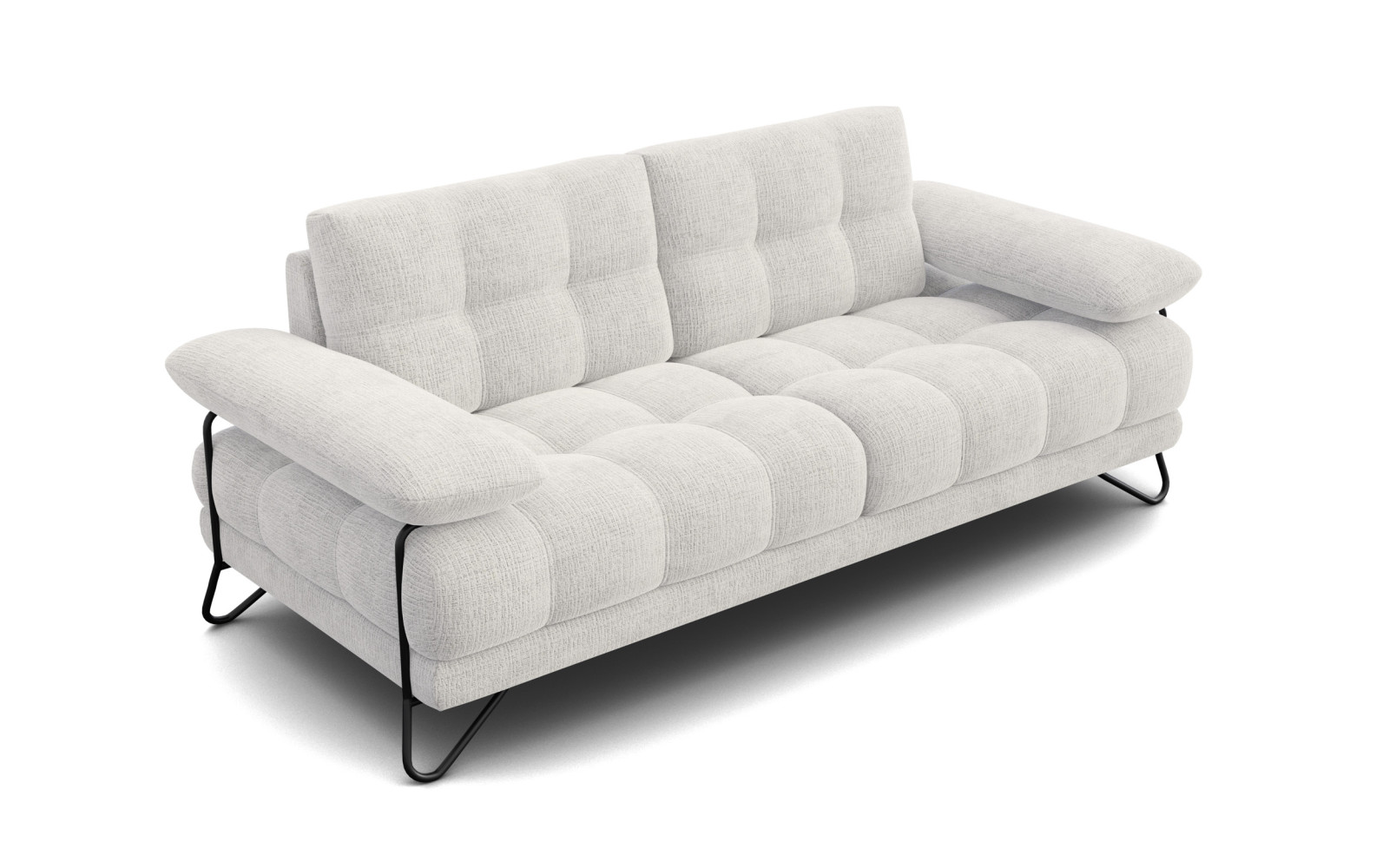 BUBBARA 2,5-Sitzer-Sofa, creme
