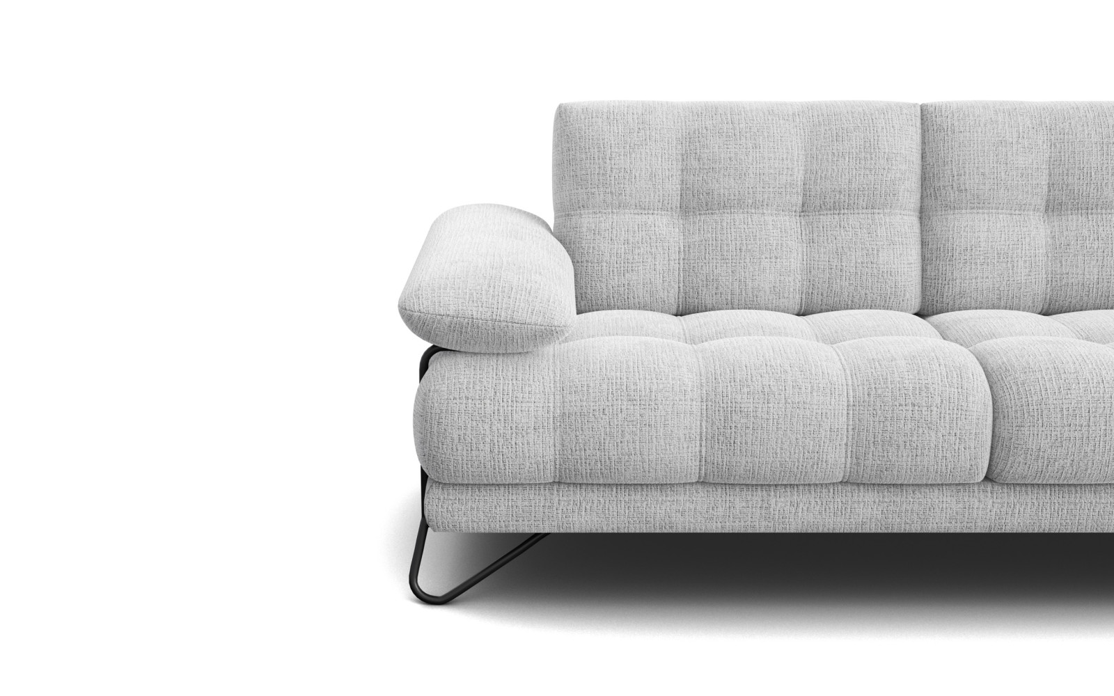 BUBBARA 2,5-Sitze-Sofa, hellgrau