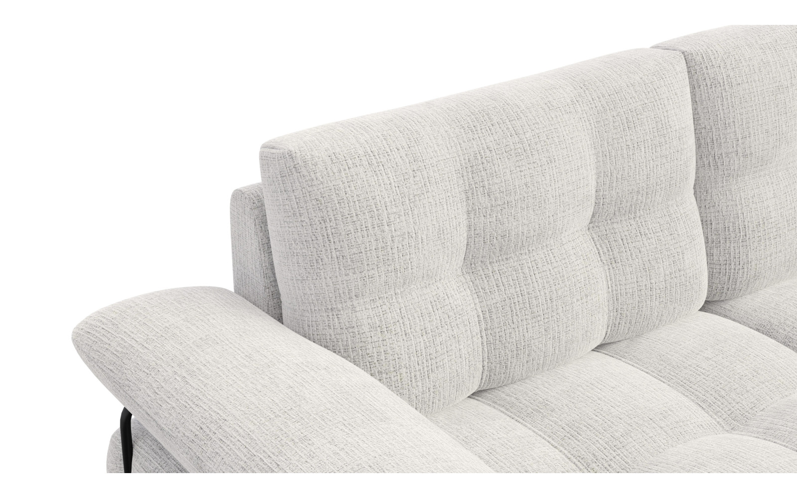 BUBBARA 2,5-Sitzer-Sofa, creme