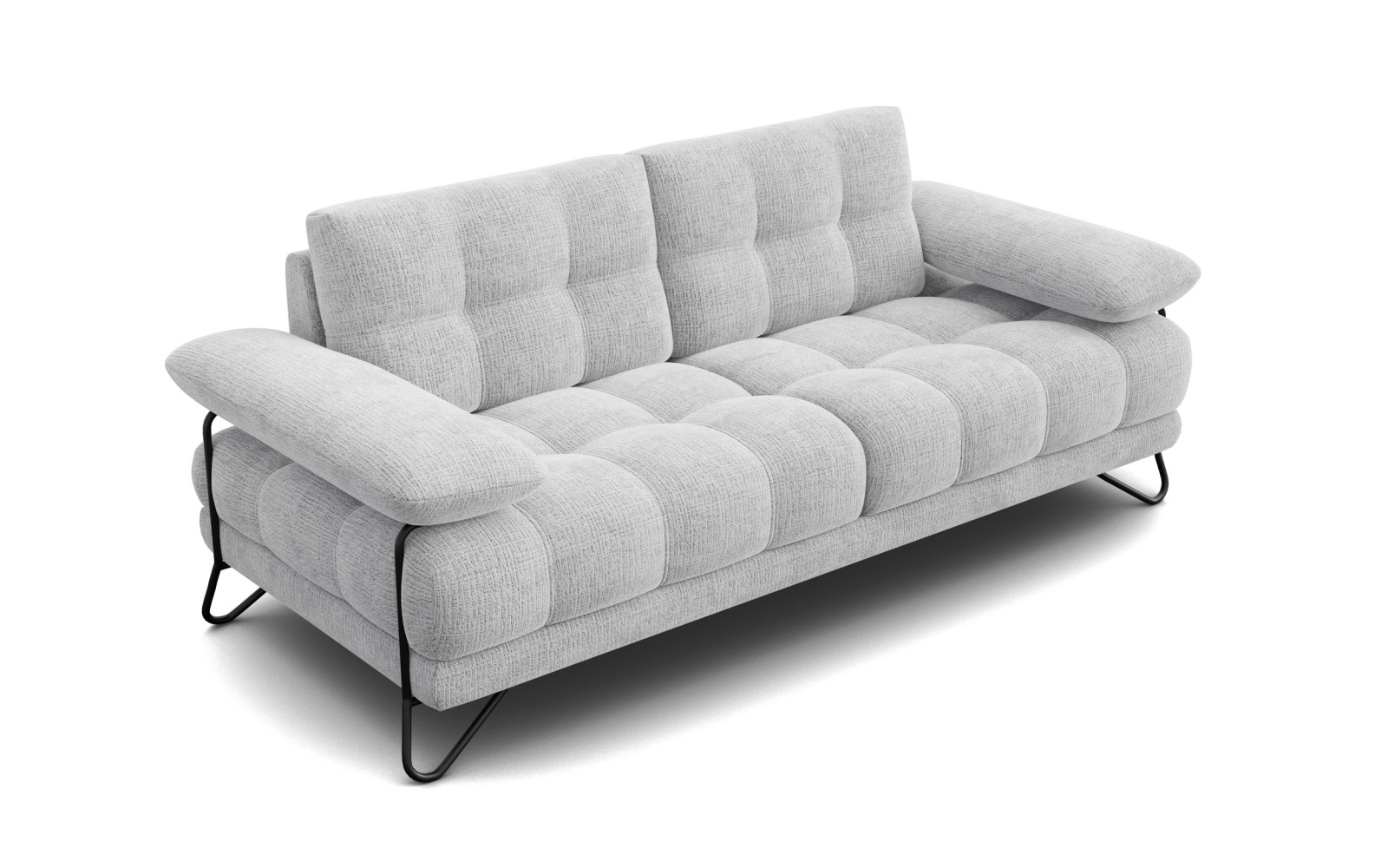 BUBBARA 2,5-Sitze-Sofa, hellgrau
