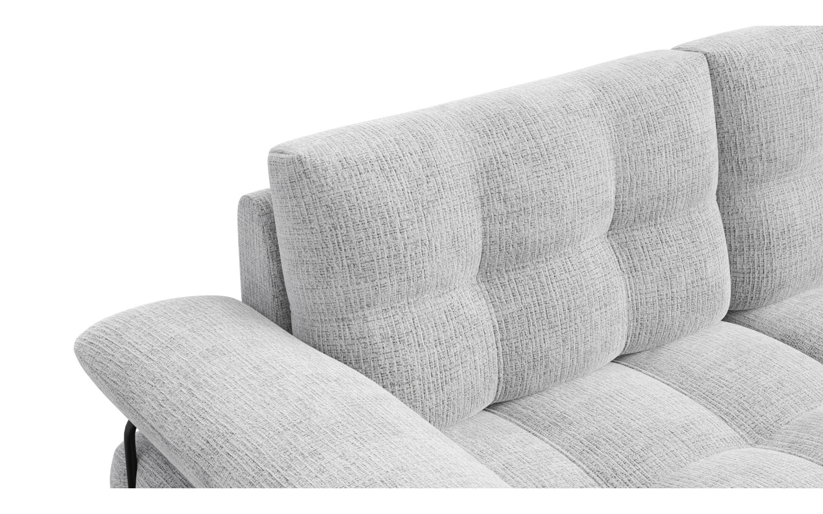 BUBBARA 2,5-Sitze-Sofa, hellgrau