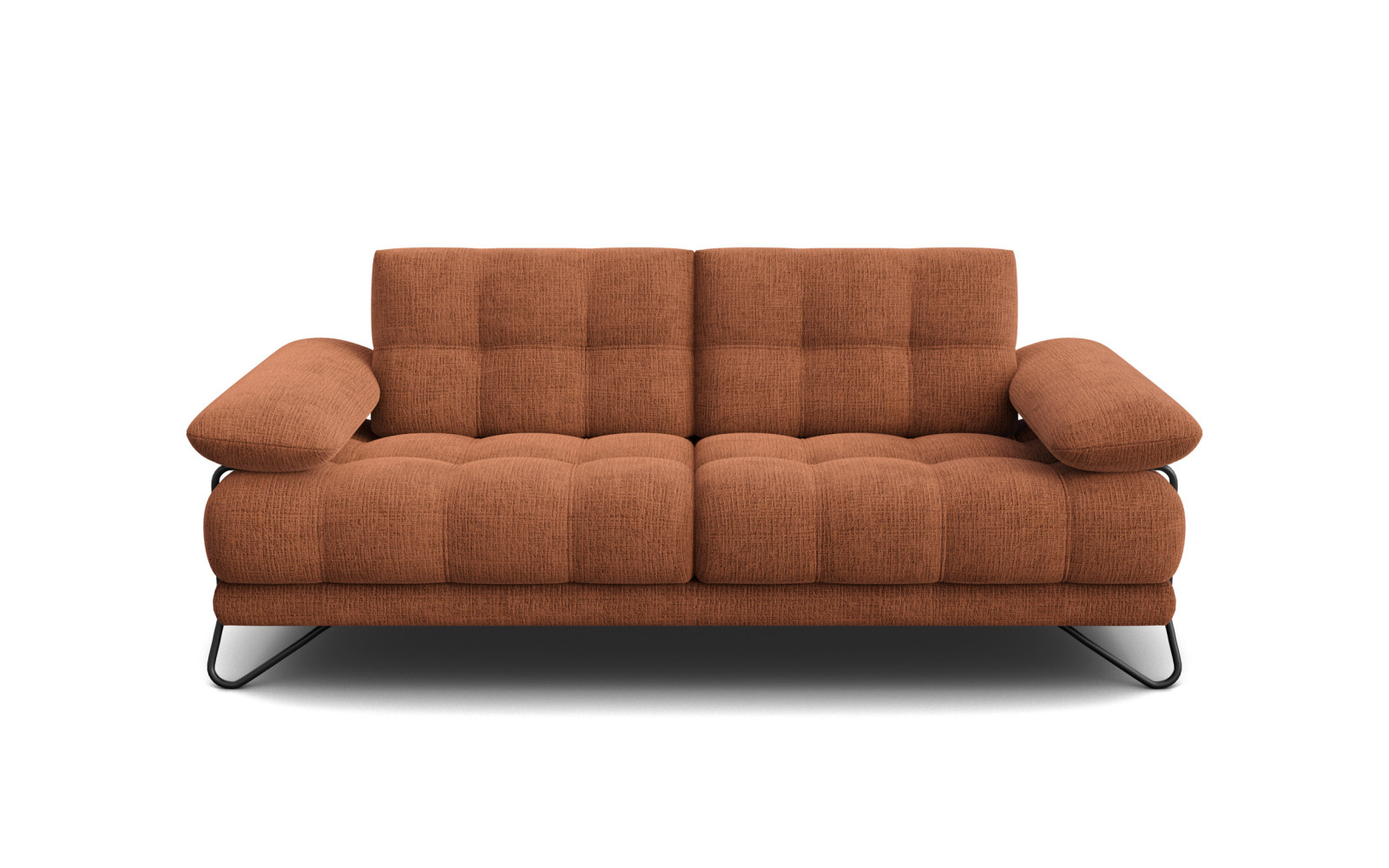 BUBBARA 2,5-Sitzer-Sofa, rostrot