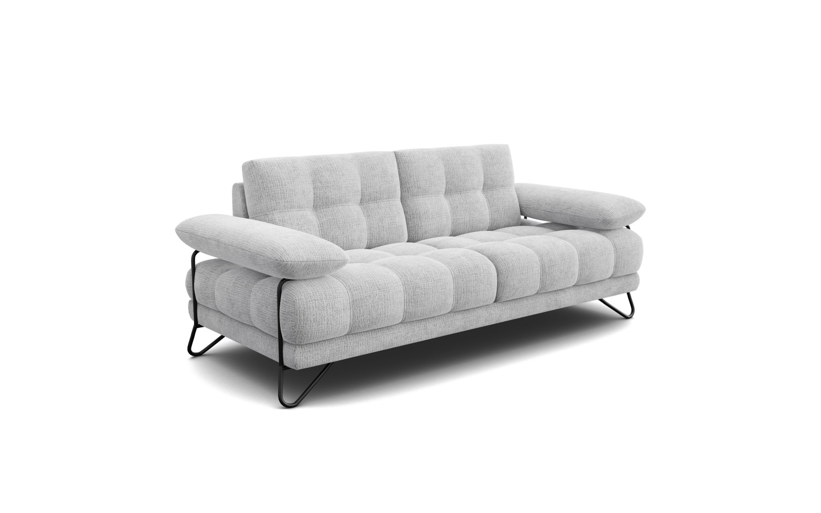 BUBBARA 2,5-Sitze-Sofa, hellgrau