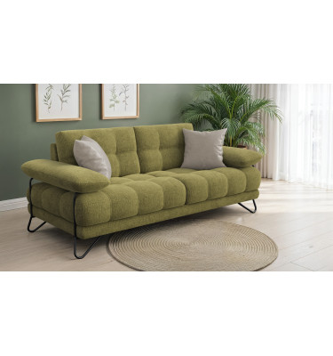 BUBBARA 2,5-Sitzer-Sofa, olivgrün