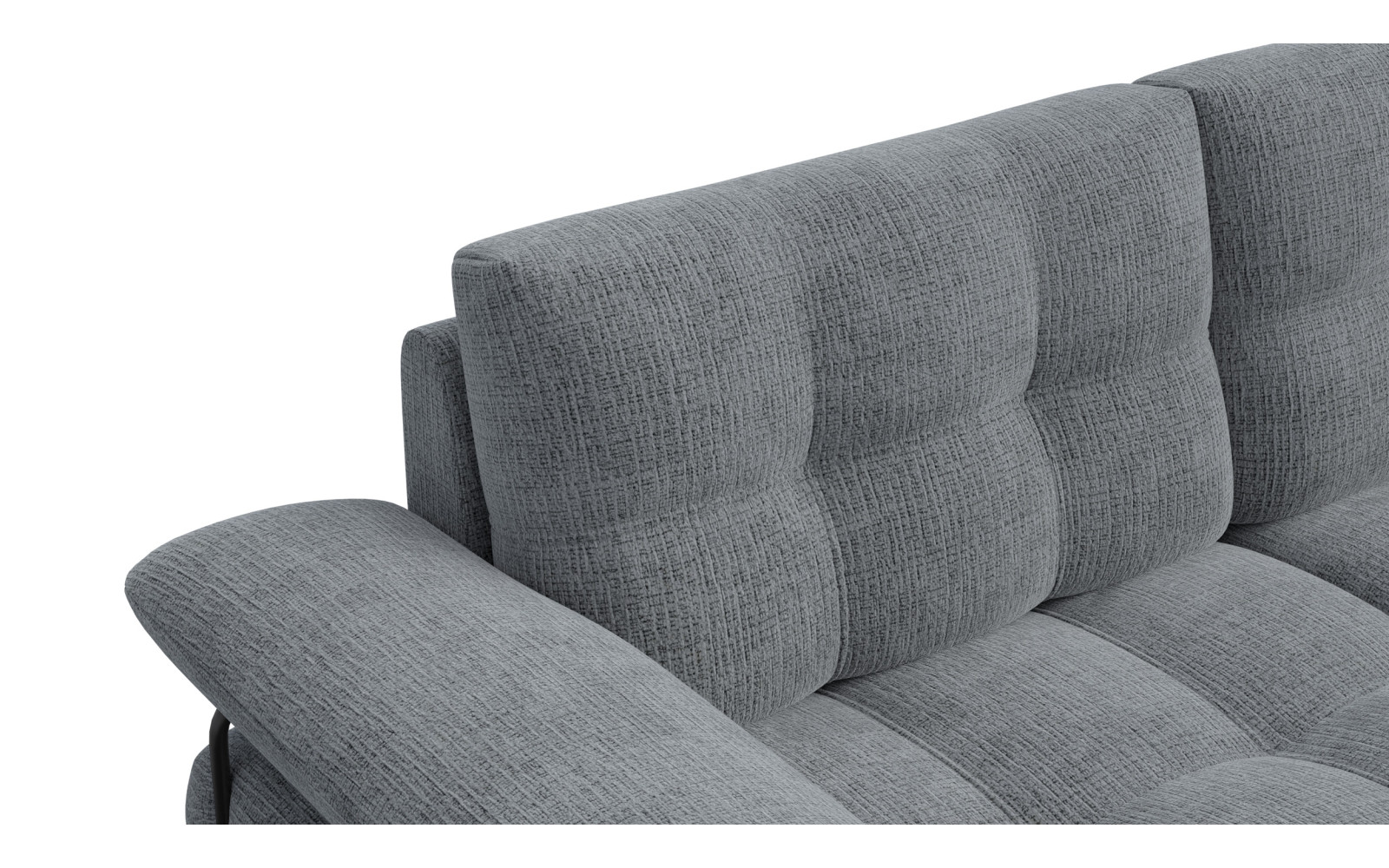 BUBBARA 2,5-Sitzer-Sofa, dunkelgrau