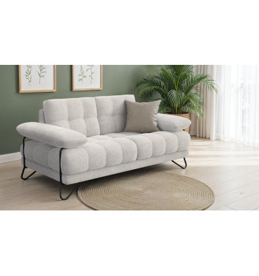 BUBBARA 2-Sitzer-Sofa, creme