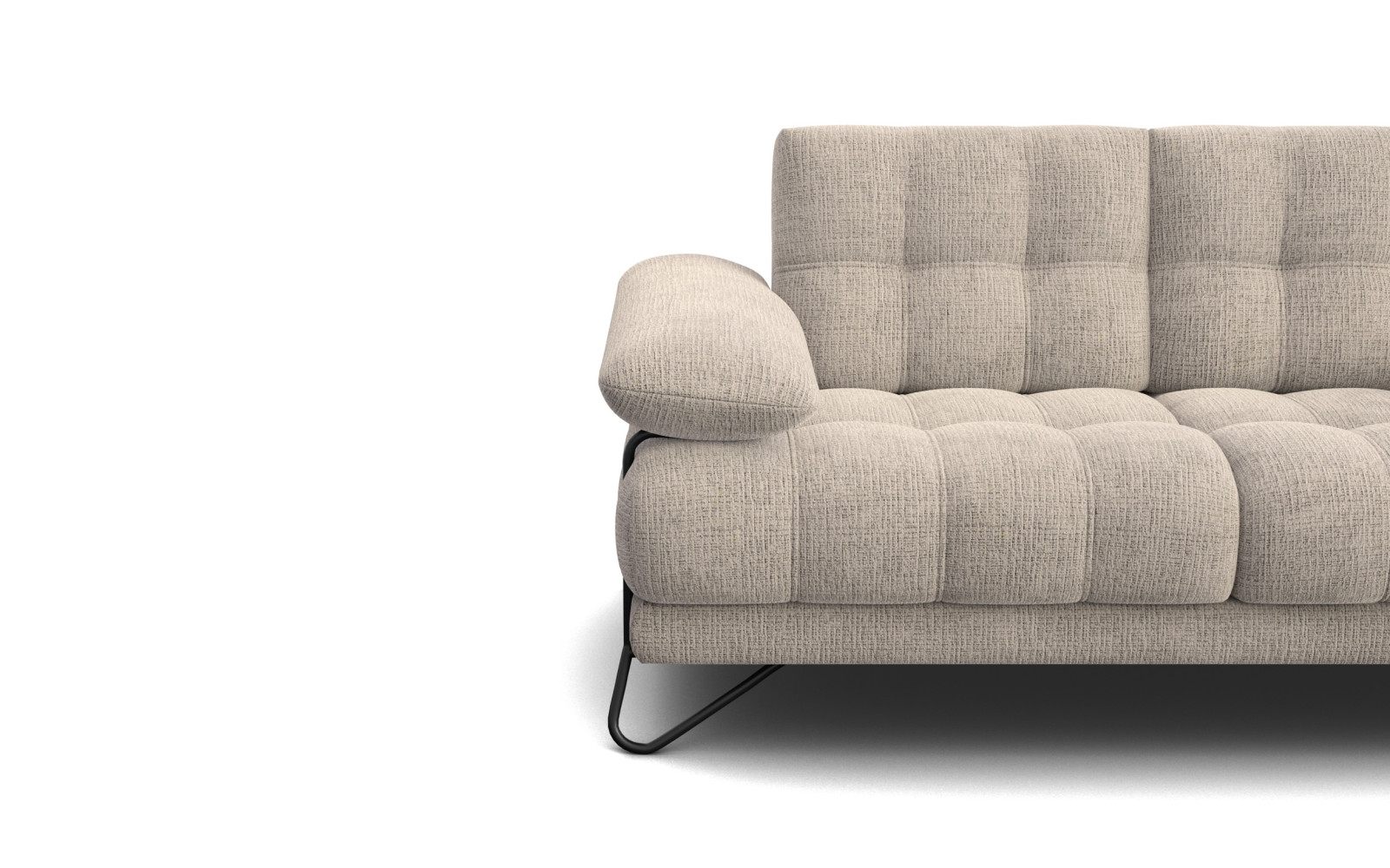 BUBBARA 2-Sitzer-Sofa, beige