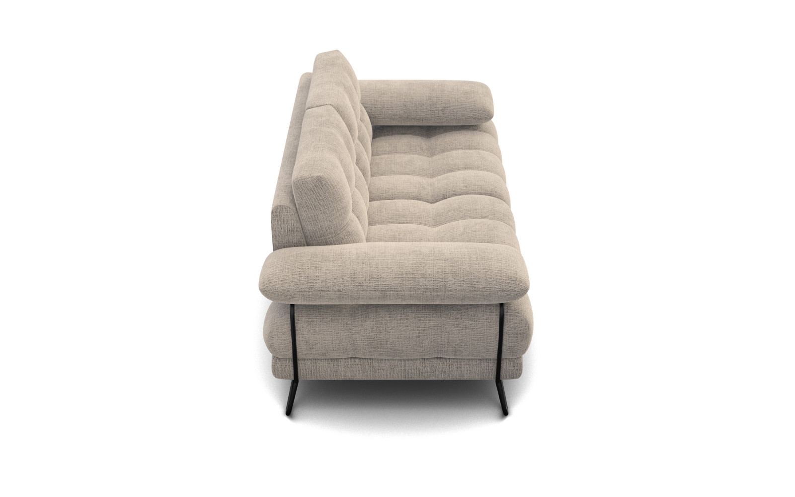 BUBBARA 2-Sitzer-Sofa, beige