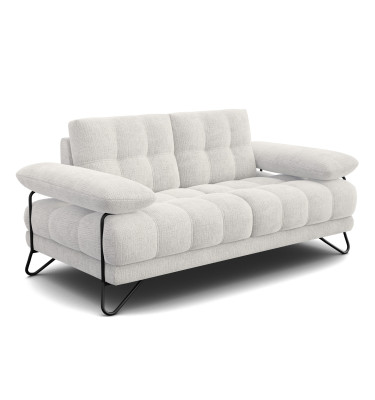 BUBBARA 2-Sitzer-Sofa, creme