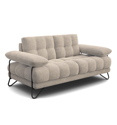 BUBBARA 2-Sitzer-Sofa, beige