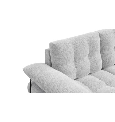 BUBBARA 2-Sitze-Sofa, hellgrau