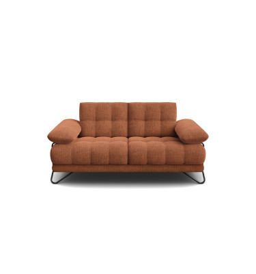 BUBBARA 2-Sitzer-Sofa, rostrot