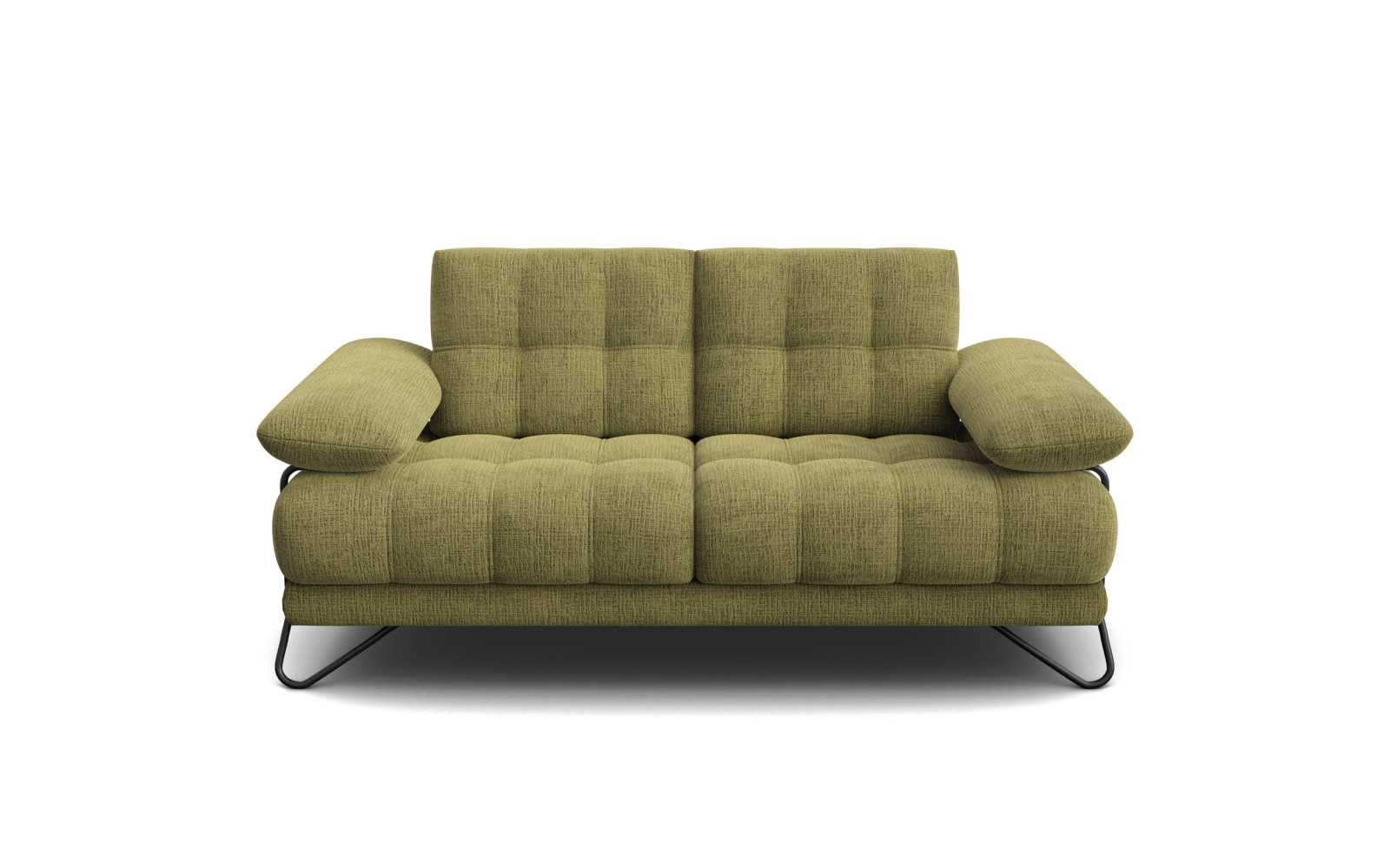 BUBBARA 2-Sitzer-Sofa, olivgrün
