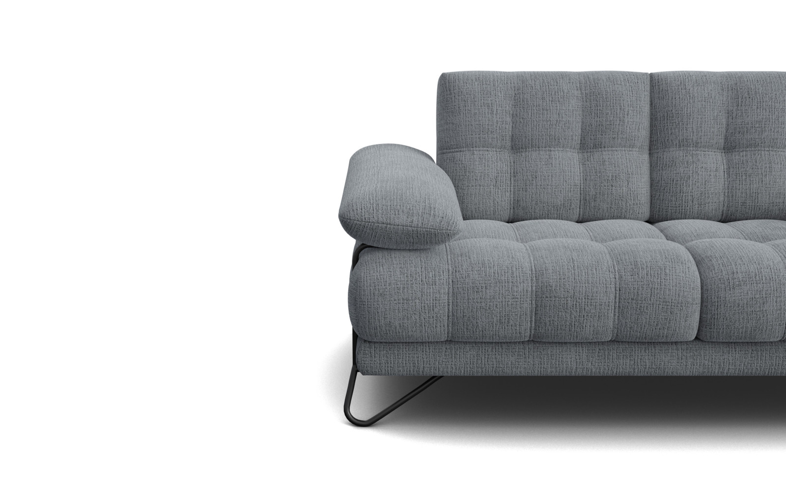 BUBBARA 2-Sitzer-Sofa, dunkelgrau