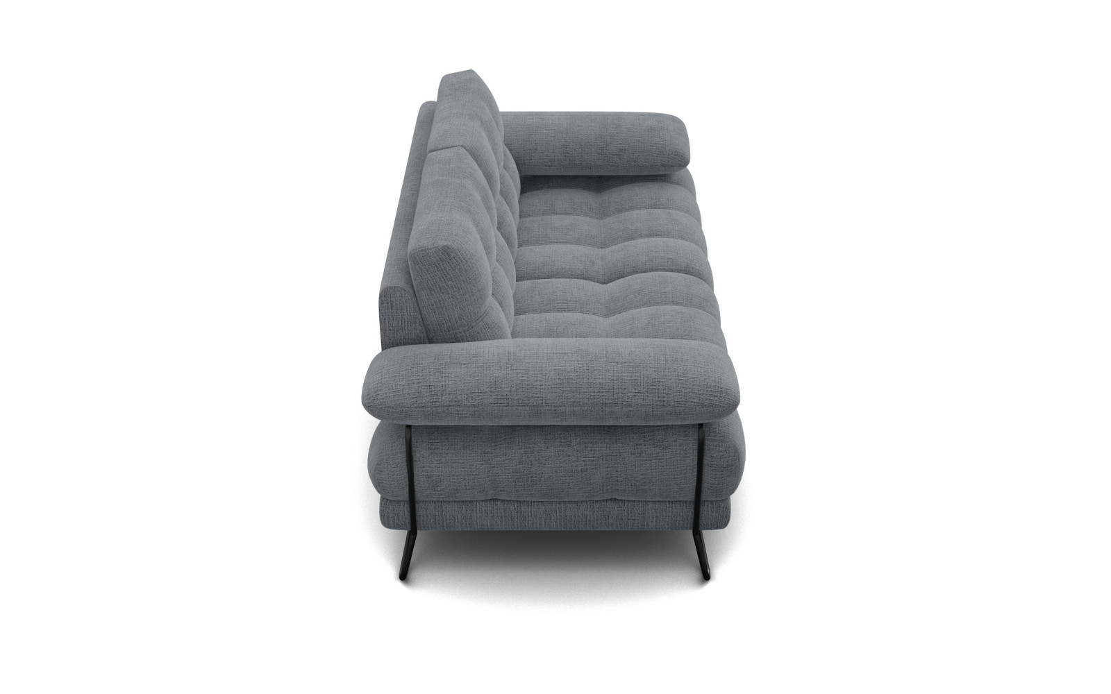 BUBBARA 2-Sitzer-Sofa, dunkelgrau