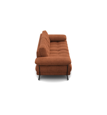 BUBBARA 2-Sitzer-Sofa, rostrot