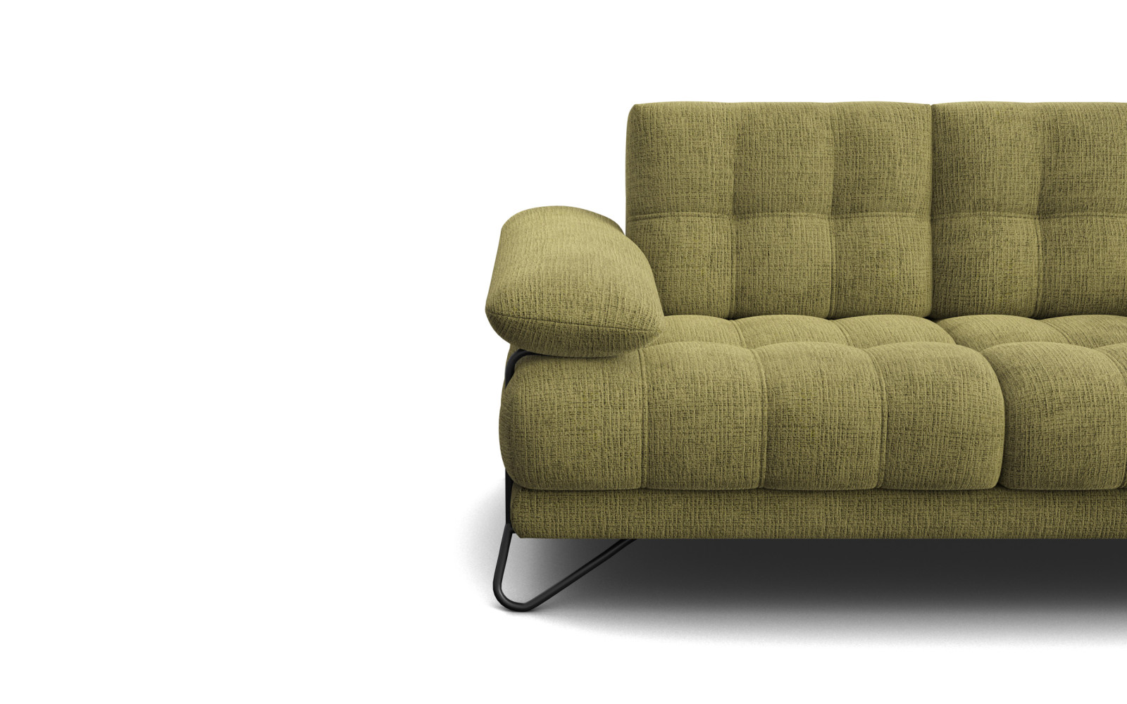 BUBBARA 2-Sitzer-Sofa, olivgrün