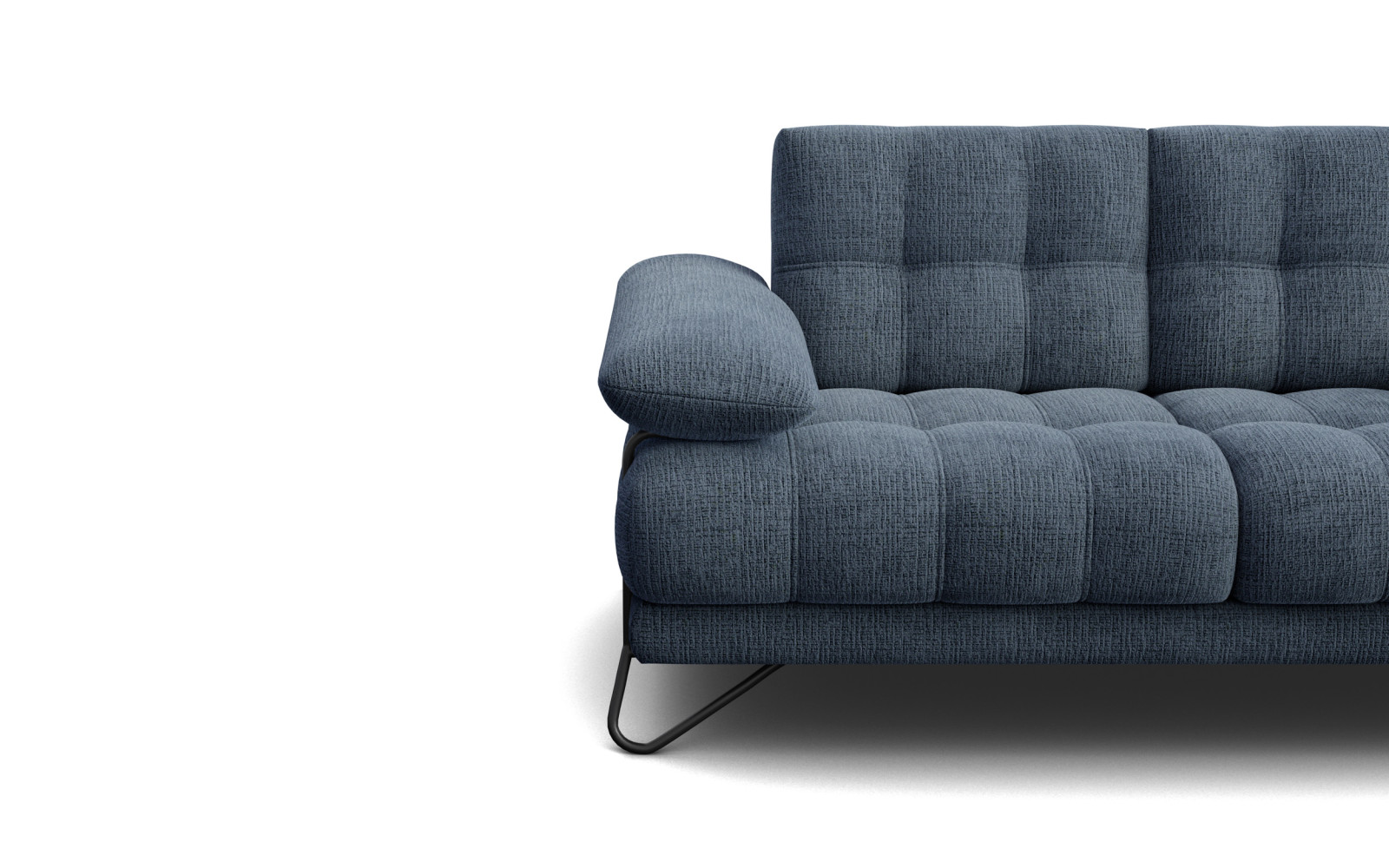 BUBBARA 2-Sitzer-Sofa, marineblau