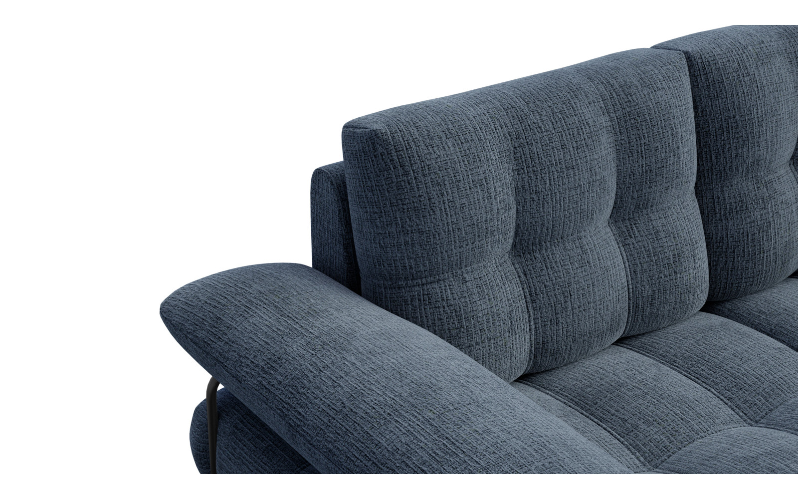 BUBBARA 2-Sitzer-Sofa, marineblau