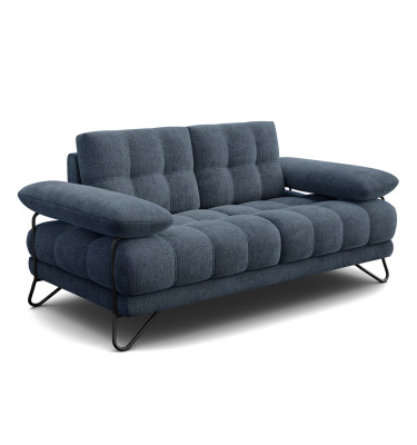 BUBBARA 2-Sitzer-Sofa, marineblau