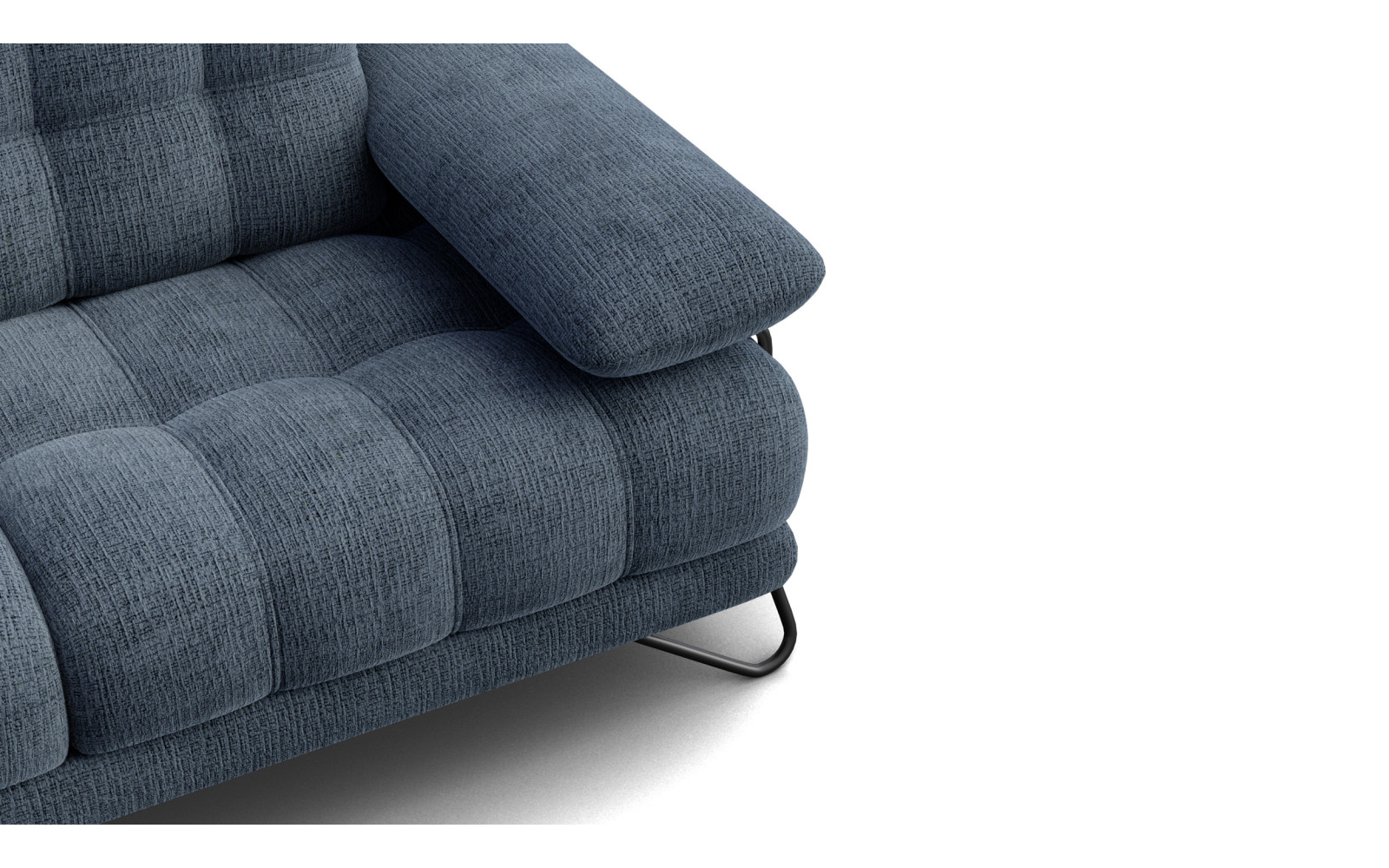 BUBBARA 2-Sitzer-Sofa, marineblau