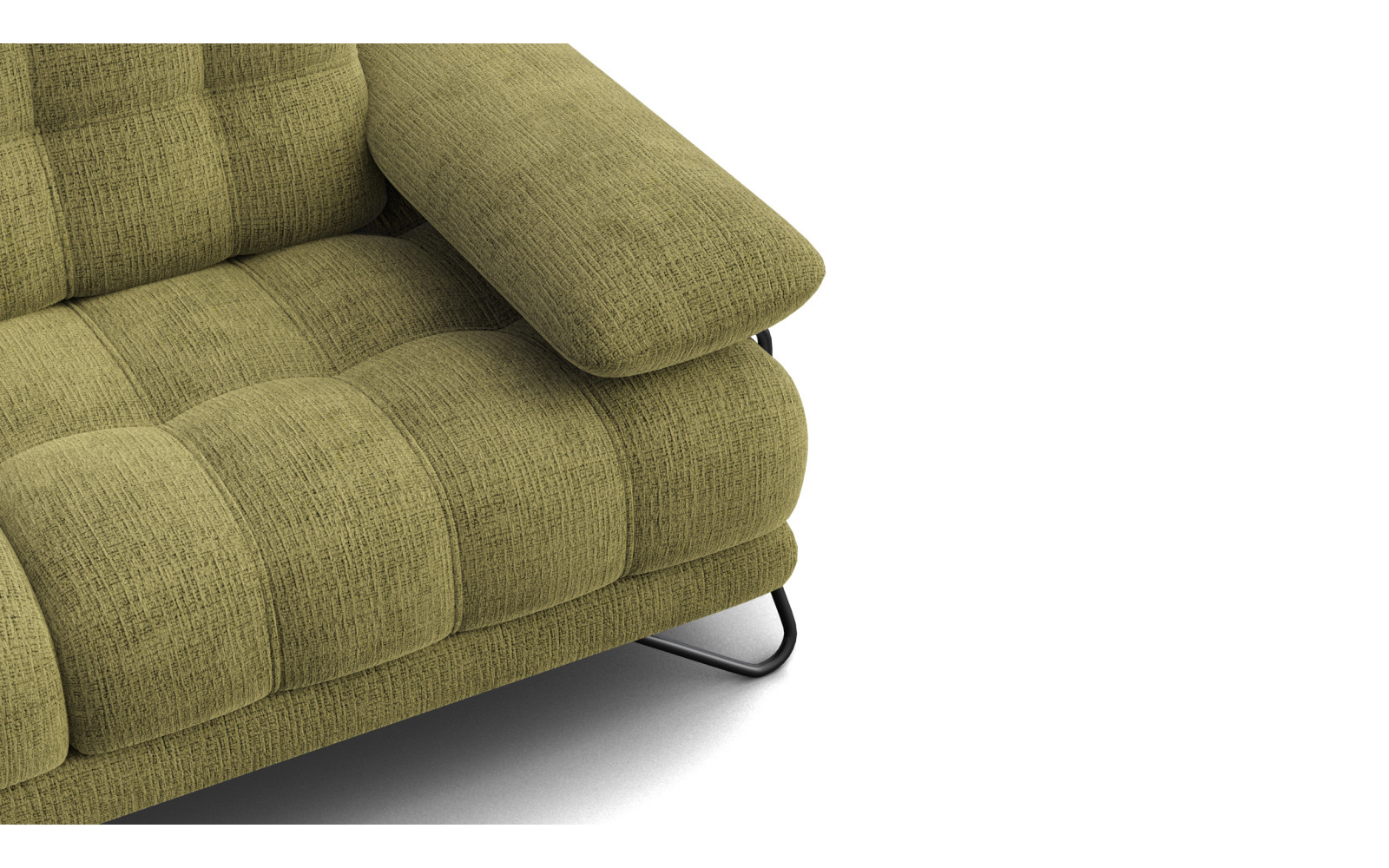 BUBBARA 2-Sitzer-Sofa, olivgrün