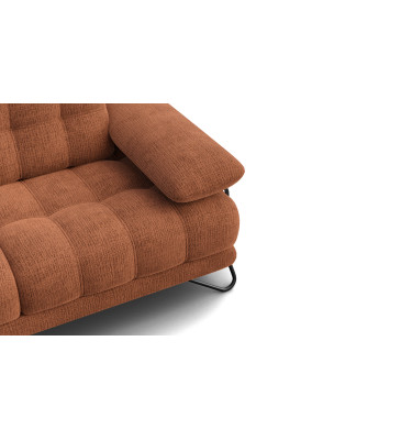 BUBBARA 2-Sitzer-Sofa, rostrot