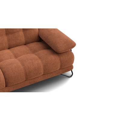 BUBBARA 2,5-Sitzer-Sofa, rostrot