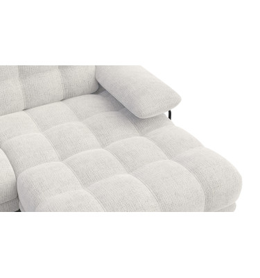 BUBBARA Ecksofa 4-Sitzer rechts, creme