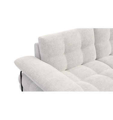 BUBBARA Ecksofa 4-Sitzer rechts, creme