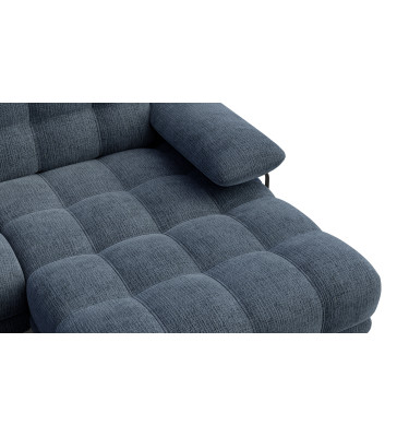 BUBBARA Ecksofa 4-Sitzer rechts, marineblau
