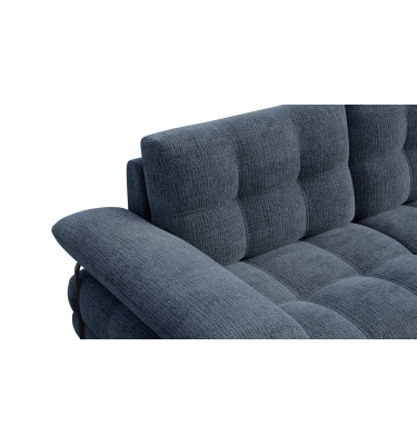 BUBBARA Ecksofa 4-Sitzer rechts, marineblau