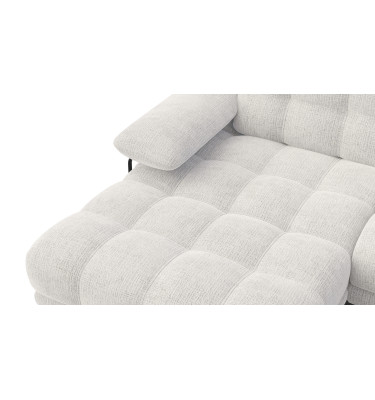 BUBBARA Ecksofa 4-Sitzer links, creme